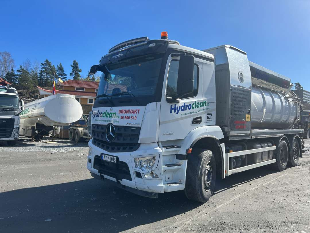 2019 Kombibil MERCEDES-BENZ AROCS 2543 KDIR EU-godkjent Euroklasse 6T - משאית ואקום: תמונה 1 2019 Kombibil MERCEDES-BENZ AROCS 2543 KDIR EU-godkjent Euroklasse 6T - משאית ואקום: תמונה 1