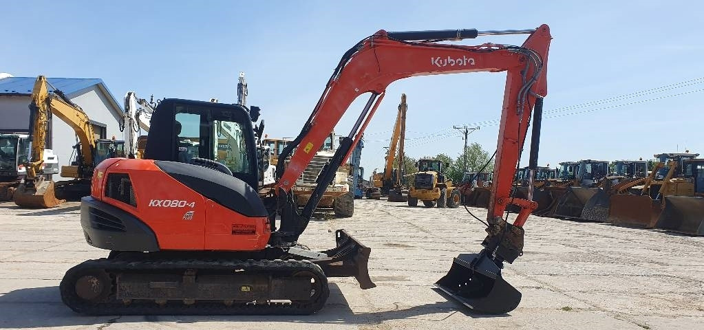 Kubota KX 080-4 - מיני מחפר: תמונה 5 Kubota KX 080-4 - מיני מחפר: תמונה 5