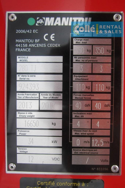 מוט טלסקופי Manitou 280TJ | 2022: תמונה 12