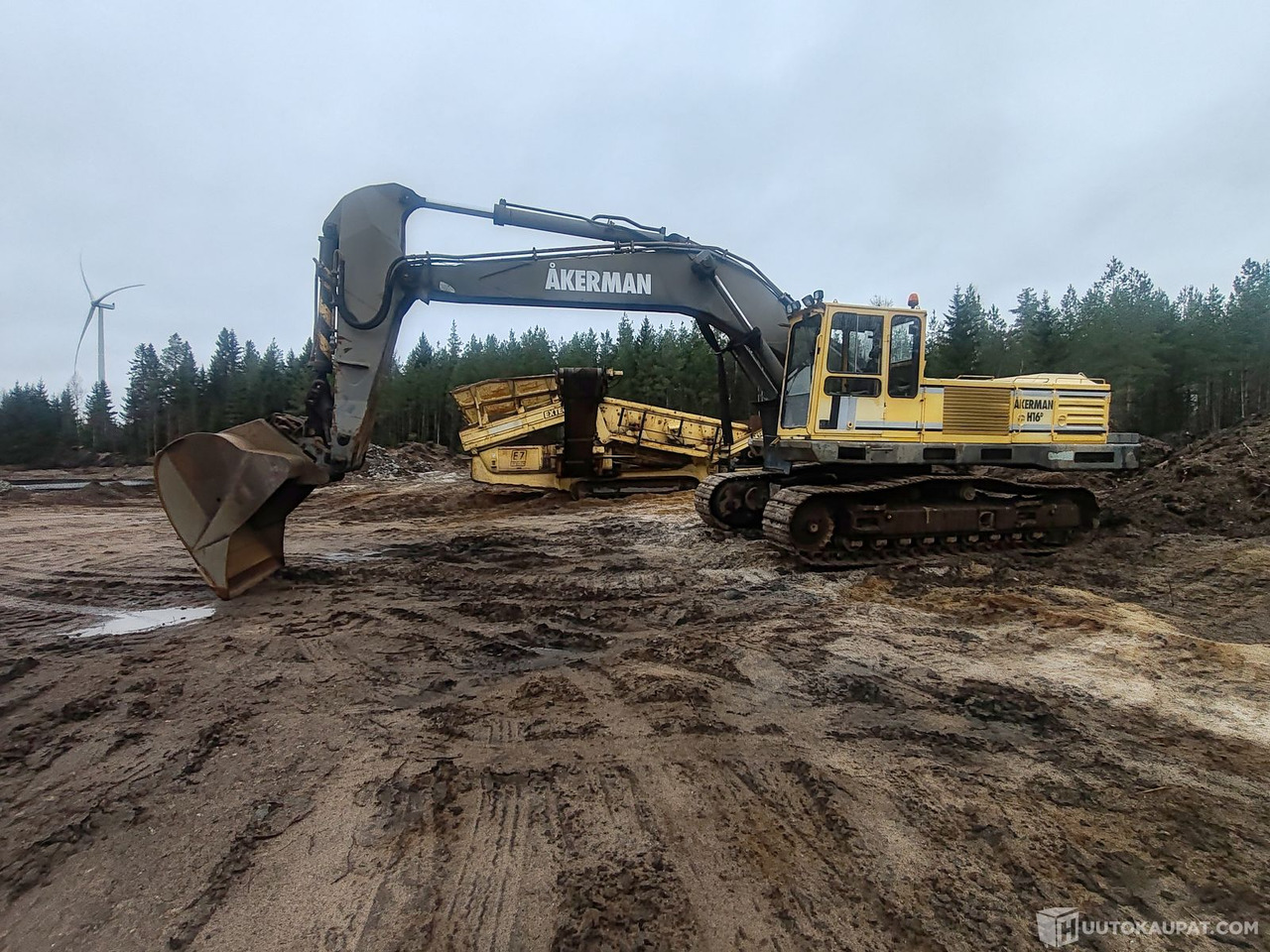 Åkerman H16D kaivinkone, 1992, Kurikka - מחפר סורק: תמונה 1 Åkerman H16D kaivinkone, 1992, Kurikka - מחפר סורק: תמונה 1