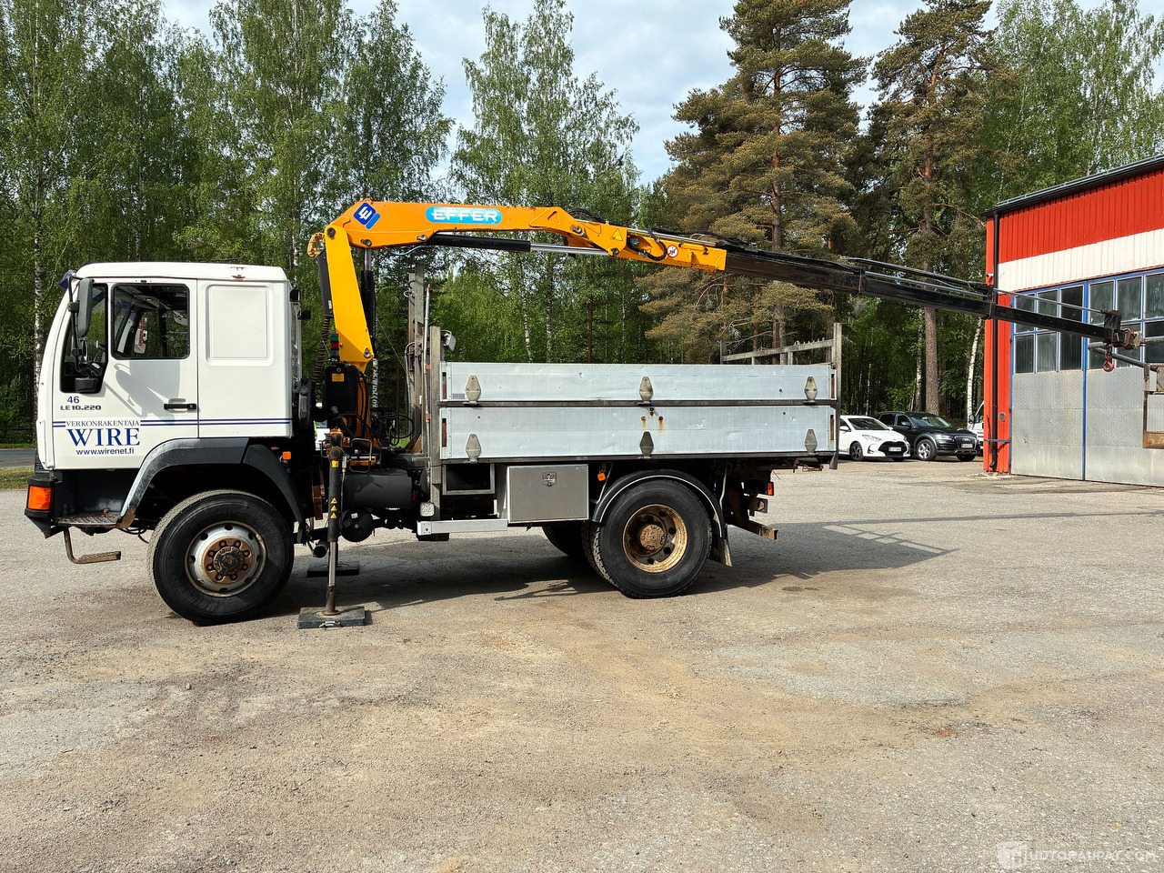 MAN 10.220, 2006 Kuorma-auto 4x4 + Effer 75 nosturi ja henkilönnostokori, Hattula - משאית: תמונה 2 MAN 10.220, 2006 Kuorma-auto 4x4 + Effer 75 nosturi ja henkilönnostokori, Hattula - משאית: תמונה 2