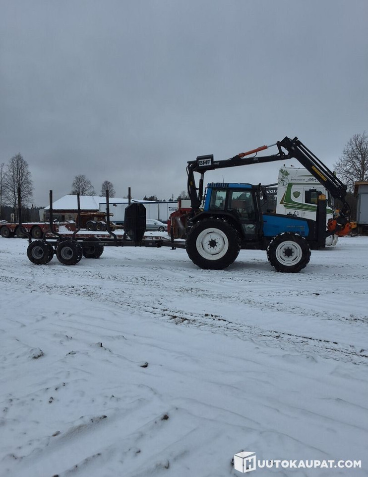 Valmet 6800 + PMF 850 crane + trailer BMF 9T, Leppävirta - טרקטור חקלאי: תמונה 2 Valmet 6800 + PMF 850 crane + trailer BMF 9T, Leppävirta - טרקטור חקלאי: תמונה 2