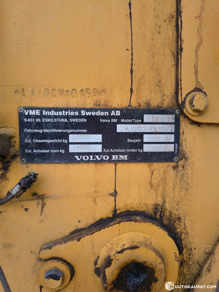 Volvo L 120 C, 1995, Riihimäki - מעמיס גלגלים: תמונה 2 Volvo L 120 C, 1995, Riihimäki - מעמיס גלגלים: תמונה 2