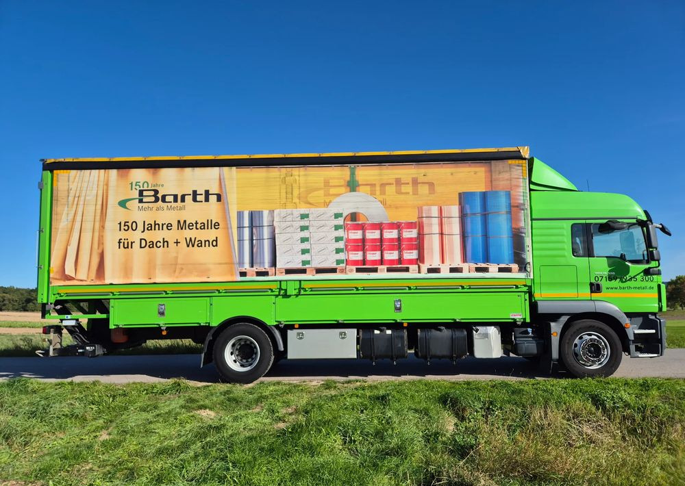 MAN Tgm 18.320 FULL SERWIS UNIKAT TOP ORYGINALNY PRZEBIEG z Niemiec AUTOMAT WINDA ACC Pirelli klima postojowa 18.250 18.290 15.250 15.290 15.320 - משאית וילונות צד: תמונה 5 MAN Tgm 18.320 FULL SERWIS UNIKAT TOP ORYGINALNY PRZEBIEG z Niemiec AUTOMAT WINDA ACC Pirelli klima postojowa 18.250 18.290 15.250 15.290 15.320 - משאית וילונות צד: תמונה 5