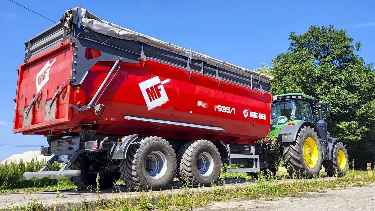 חָדָשׁ קרון נגרר חקלאי Metal-Fach Przyczepa skorupowa tandem T935/2 – 16t: תמונה 6