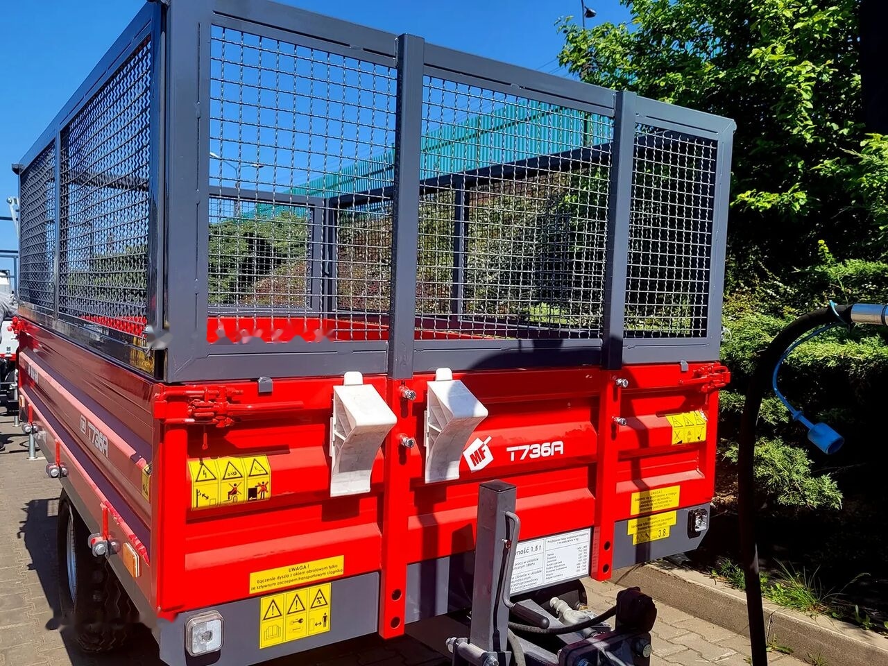 Metal-Fach T736/1 - 840kg - קרון נגרר חקלאי: תמונה 2 Metal-Fach T736/1 - 840kg - קרון נגרר חקלאי: תמונה 2