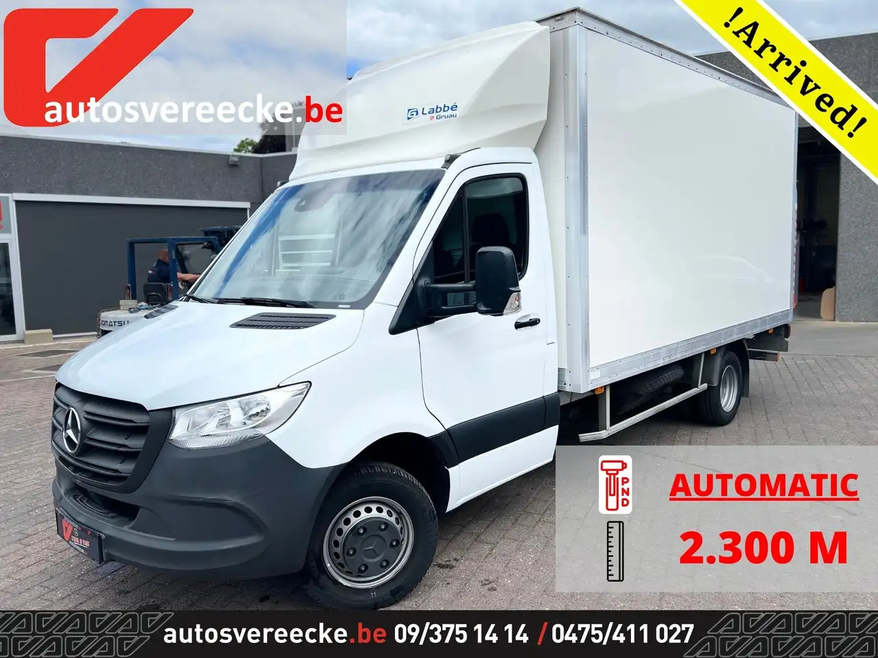 Mercedes-Benz Sprinter 515 KAST+LIFT + SPOILER (36.500ex) 2.300M - כלי רכב מסחרי עם תיבה: תמונה 1 Mercedes-Benz Sprinter 515 KAST+LIFT + SPOILER (36.500ex) 2.300M - כלי רכב מסחרי עם תיבה: תמונה 1