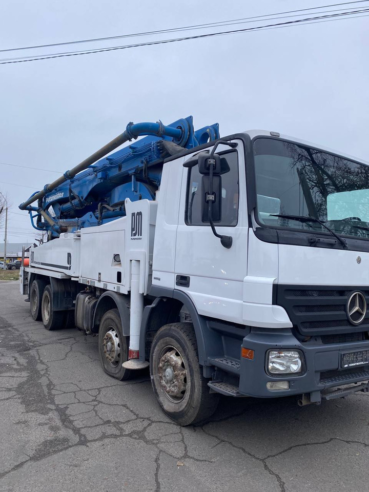 PUTZMEISTER Putzmeister on chassis Mercedes-Benz Actros Putzmeister 42m concrete pump - משאית משאבת בטון: תמונה 1 PUTZMEISTER Putzmeister on chassis Mercedes-Benz Actros Putzmeister 42m concrete pump - משאית משאבת בטון: תמונה 1