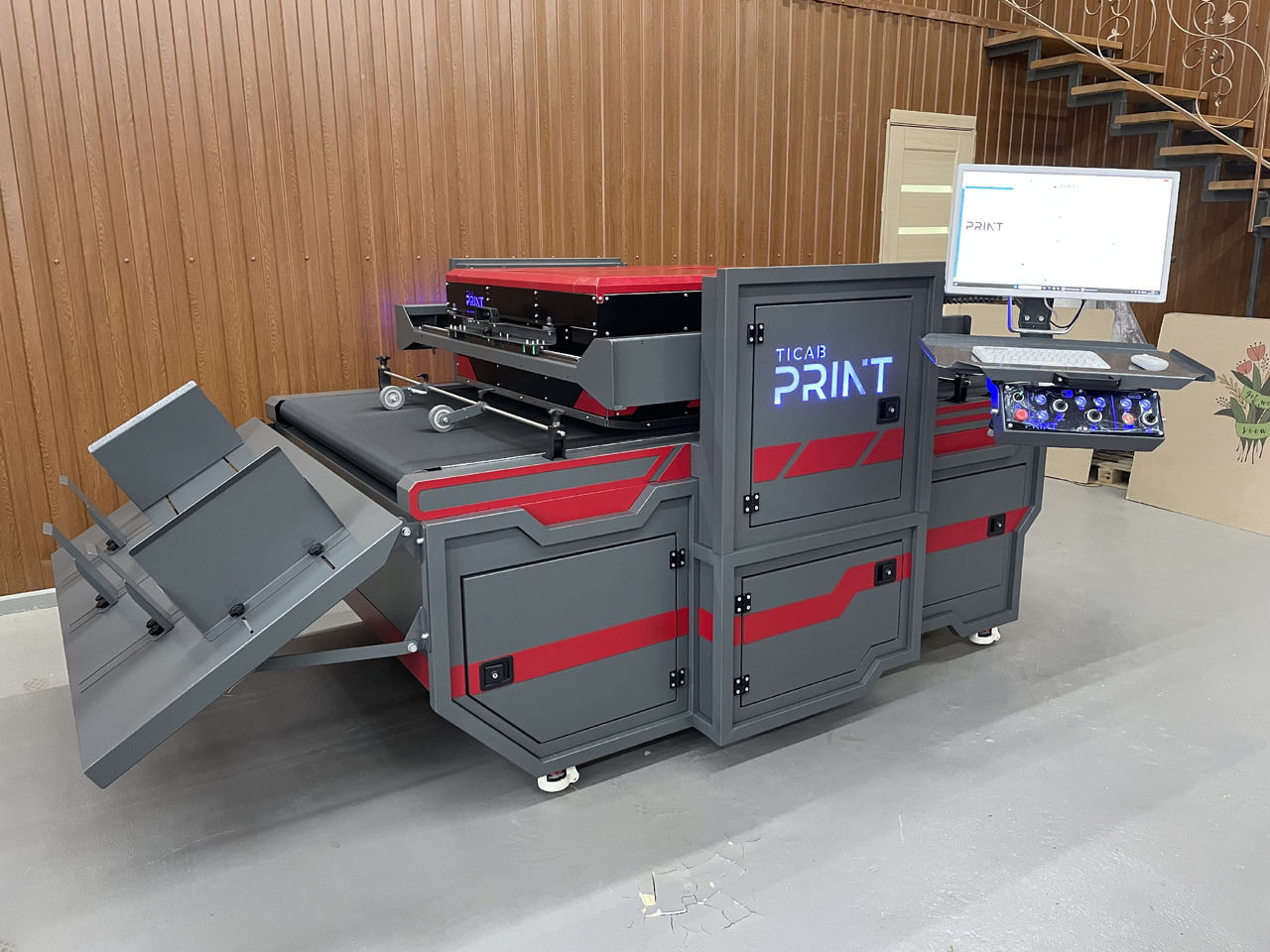 TICAB TITAN DOUBLE with TWO PRINT HEADS - מכונת הדפסה: תמונה 1 TICAB TITAN DOUBLE with TWO PRINT HEADS - מכונת הדפסה: תמונה 1