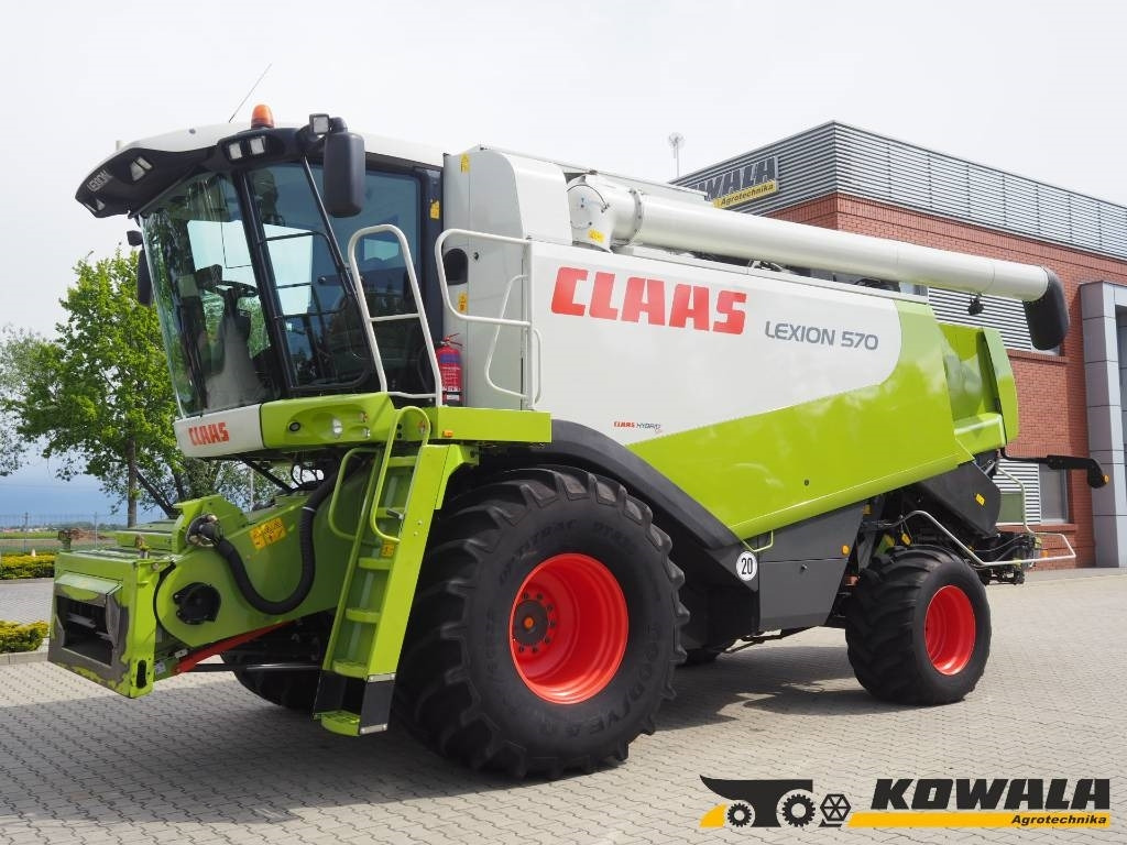 Claas Lexion 570 4WD + V750 - מקצרת קומבינה: תמונה 1 Claas Lexion 570 4WD + V750 - מקצרת קומבינה: תמונה 1