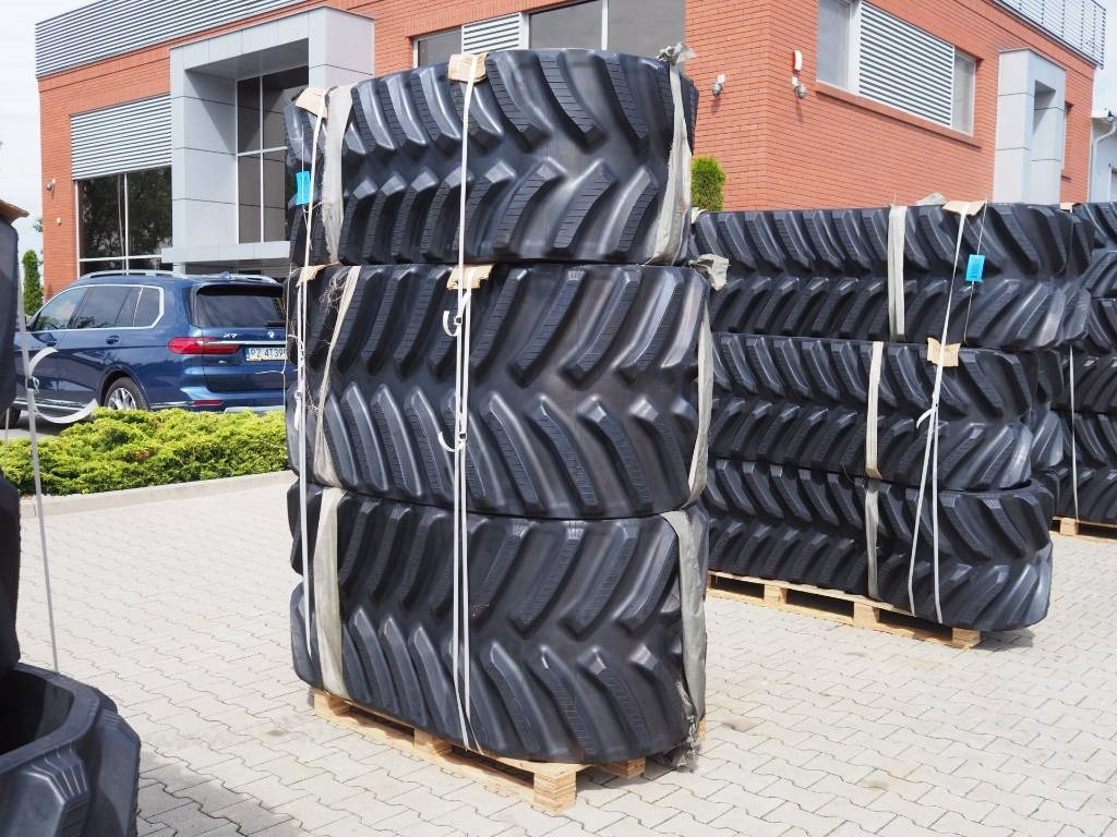 חָדָשׁ רצועה עבור מכונה חקלאית John Deere 8RX / Rubber belt / track / front / 18" / 457mm: תמונה 7