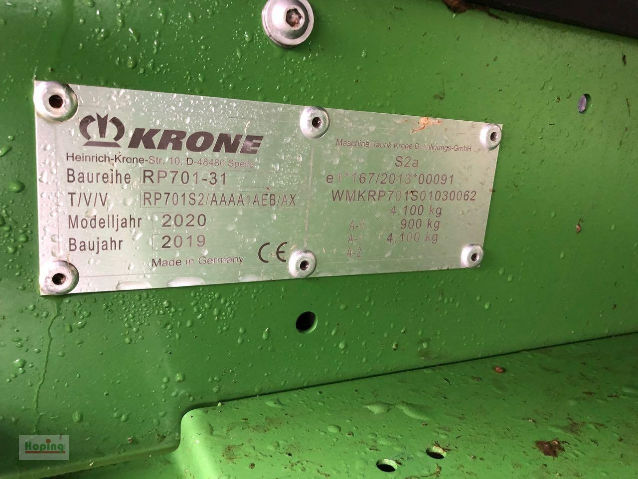 Krone Comprima V 150 XC - מכונת צרור עגולה: תמונה 3 Krone Comprima V 150 XC - מכונת צרור עגולה: תמונה 3