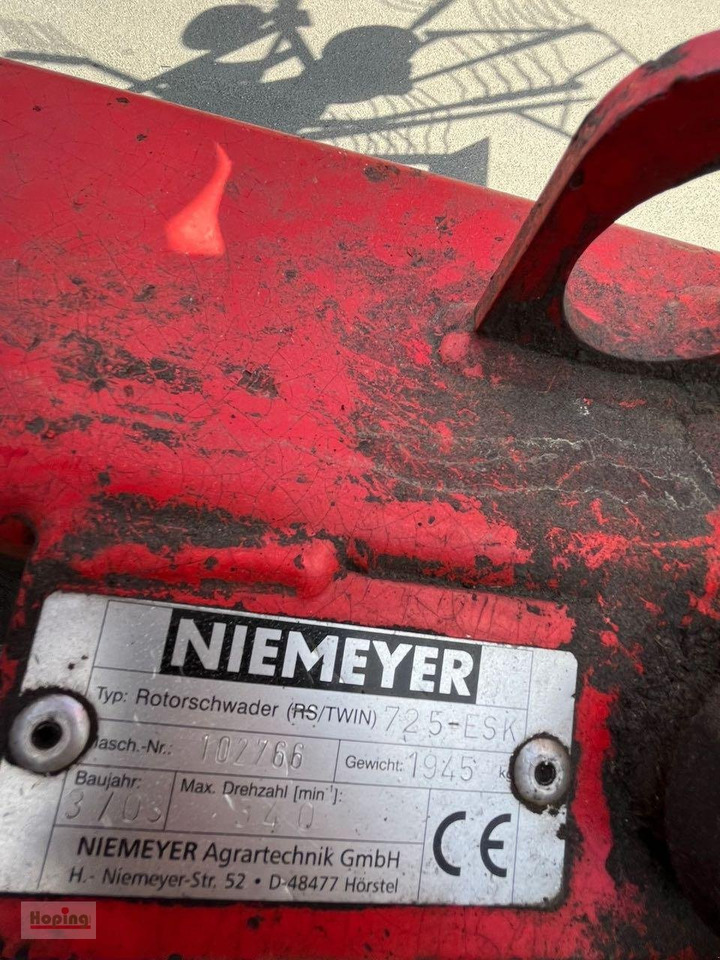 גורף/ מגרפה Niemeyer Twin 725-ESK: תמונה 12