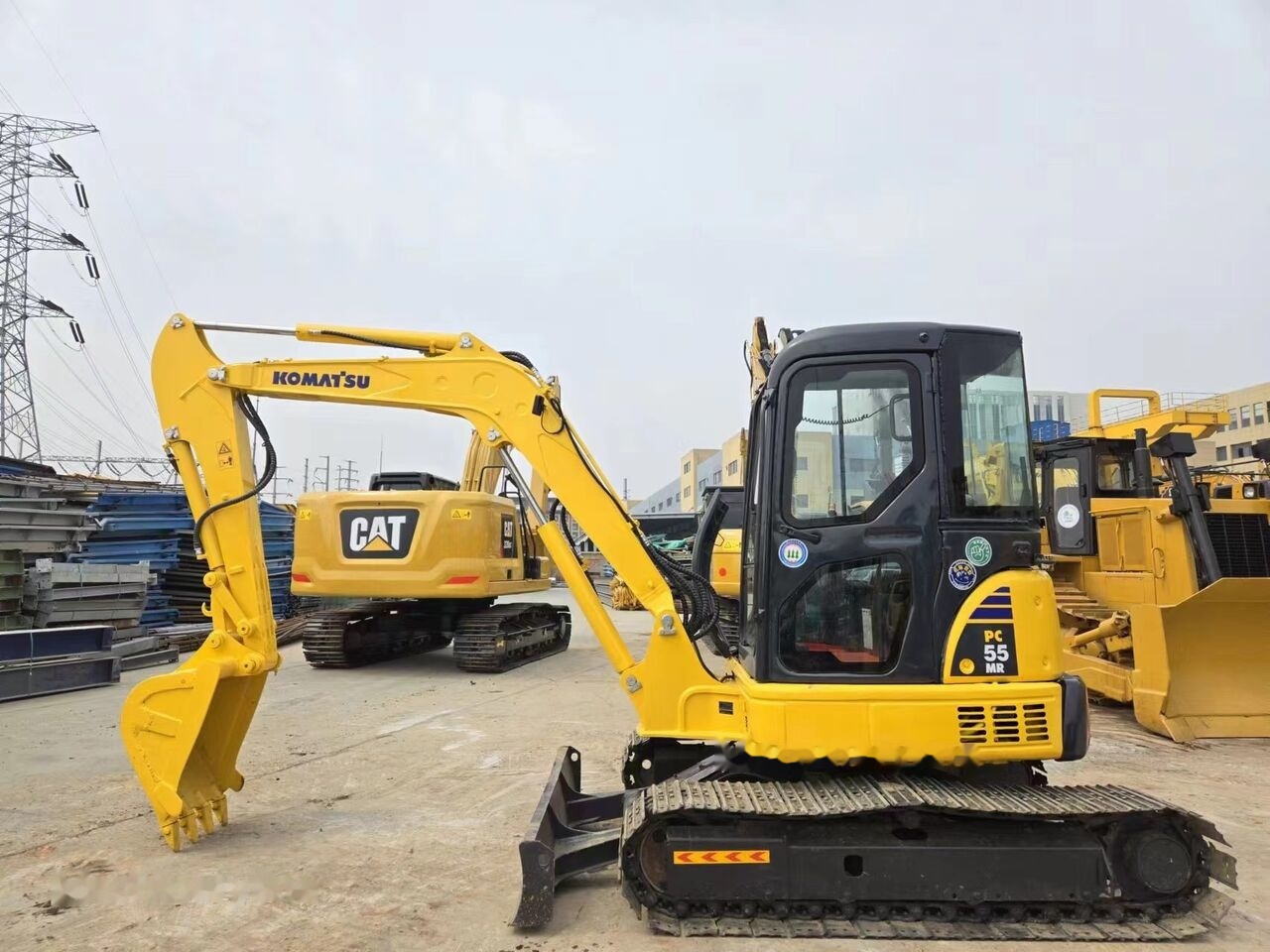 מיני מחפר Komatsu PC55MR: תמונה 6