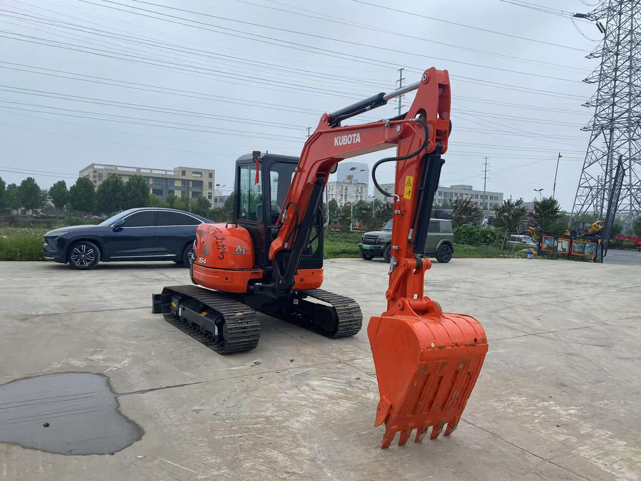 Kubota U55-4 - מיני מחפר: תמונה 3 Kubota U55-4 - מיני מחפר: תמונה 3
