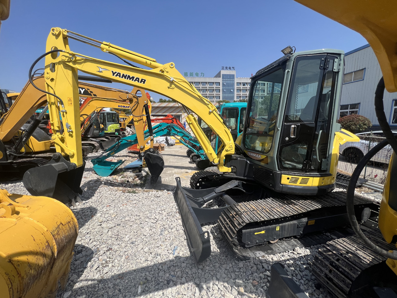 Yanmar Vio55 - מיני מחפר: תמונה 4 Yanmar Vio55 - מיני מחפר: תמונה 4
