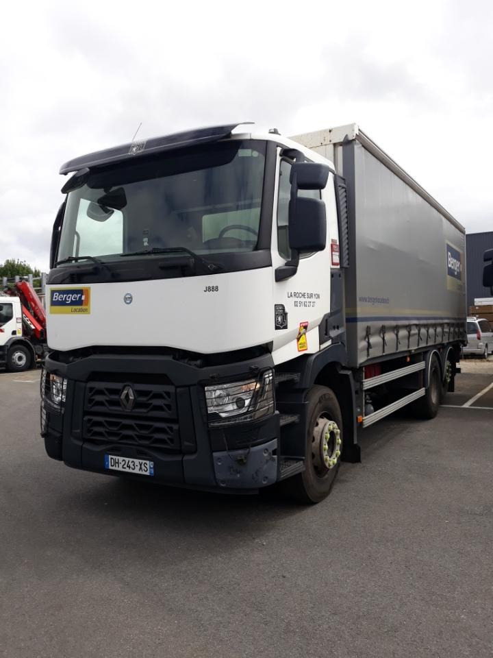 RENAULT C 42M3 380 CV RIDEAUX 6x2 - משאית וילונות צד: תמונה 1 RENAULT C 42M3 380 CV RIDEAUX 6x2 - משאית וילונות צד: תמונה 1