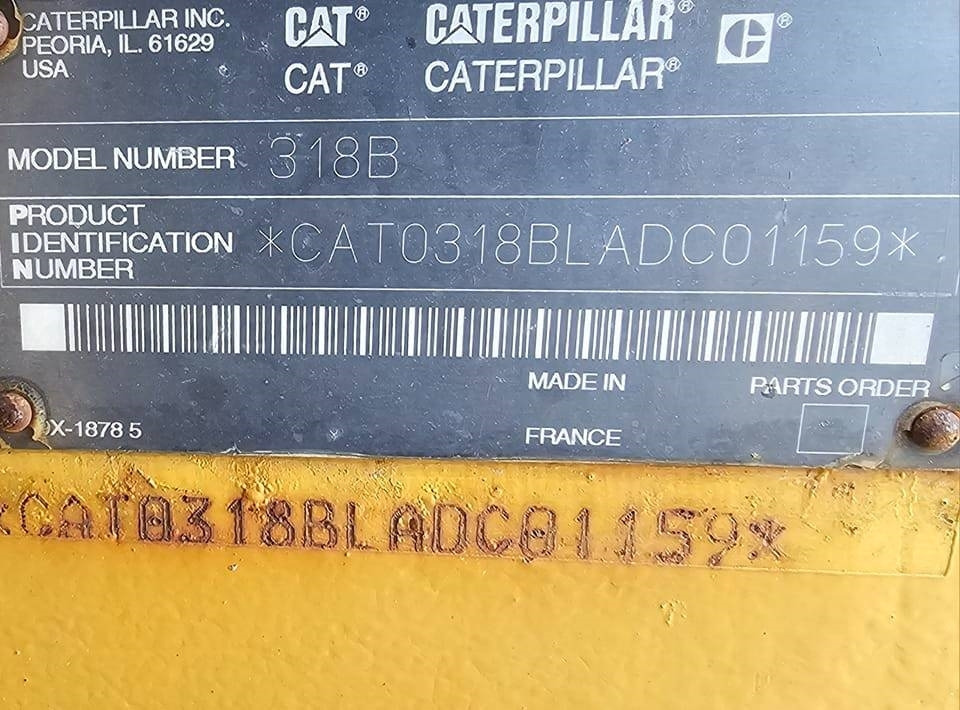 CAT 318 B L - מחפר סורק: תמונה 1 CAT 318 B L - מחפר סורק: תמונה 1