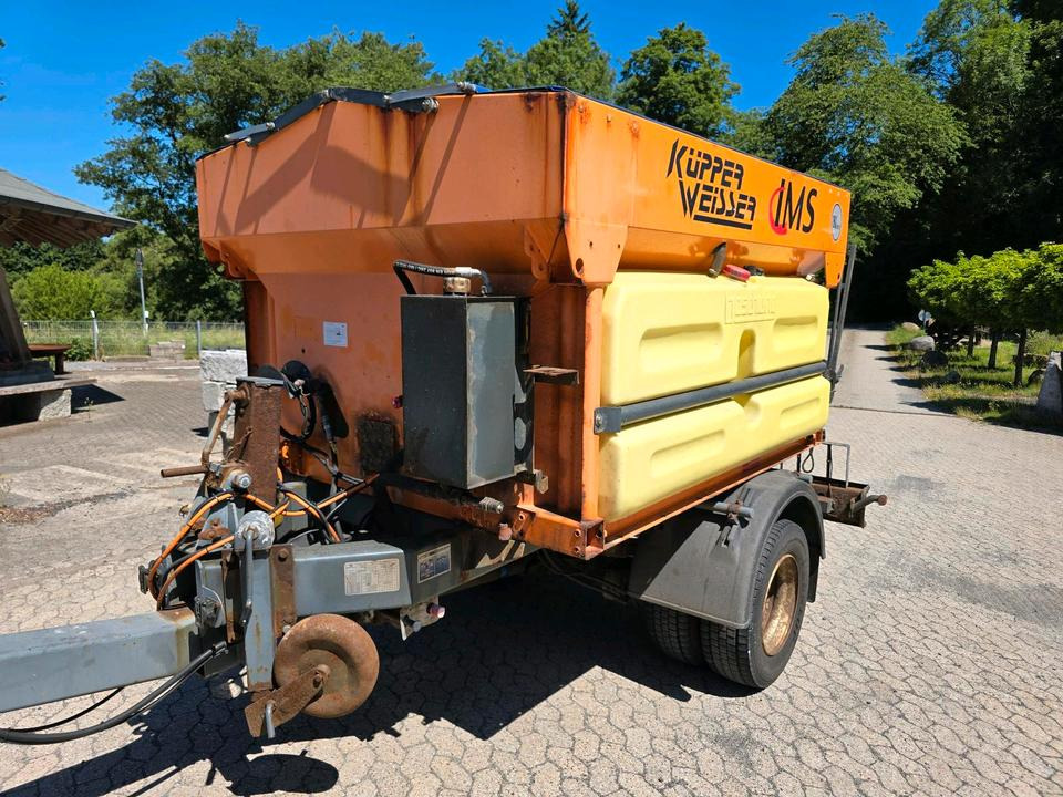 Küpper-Weisser IMS Salzstreuer Anhängesalzstreuer Streuautomat Salzsilo Anhänger Winterdienst für LKW Traktor Unimog Schmidt - מפזר חול/ מלח: תמונה 2 Küpper-Weisser IMS Salzstreuer Anhängesalzstreuer Streuautomat Salzsilo Anhänger Winterdienst für LKW Traktor Unimog Schmidt - מפזר חול/ מלח: תמונה 2