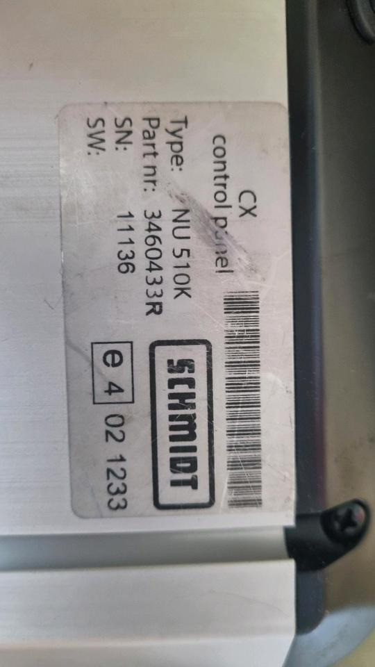 Neue NU 510K Schmidt Stratos Salzstreuer Steuerung Bedienung Bedieneinheit Mitos Salzsilo 3460443R - מערכת חשמל עבור כלי רכב עירוני/ מיוחד: תמונה 2 Neue NU 510K Schmidt Stratos Salzstreuer Steuerung Bedienung Bedieneinheit Mitos Salzsilo 3460443R - מערכת חשמל עבור כלי רכב עירוני/ מיוחד: תמונה 2