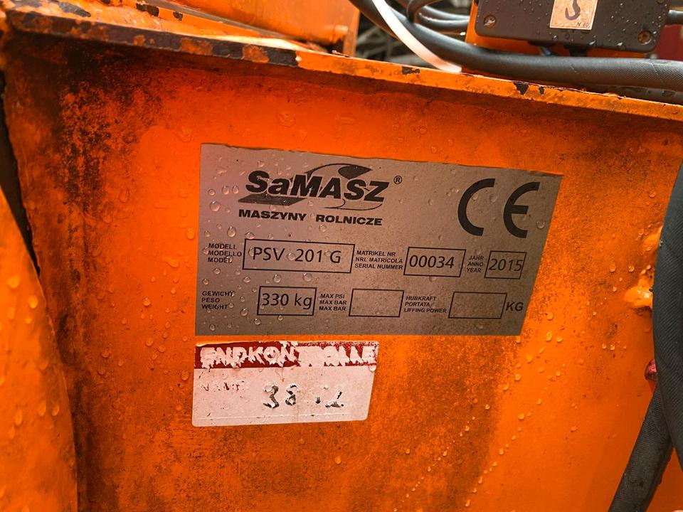 מחרשת שלג SaMASZ PSV 201 G V-Pflug Keilpflug Variopflug Schneeschieber Schneeschild Winterdienst Räumschild Schneepflug passend für Traktor Fronthydraulik: תמונה 8 מחרשת שלג SaMASZ PSV 201 G V-Pflug Keilpflug Variopflug Schneeschieber Schneeschild Winterdienst Räumschild Schneepflug passend für Traktor Fronthydraulik: תמונה 8