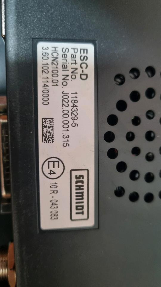 Schmidt Aebi ESC-D Salzstreuer Steuerung Bordcomputer 1184329-5 Bedieeinheit Stratos Salzsilo - ECU עבור כלי רכב עירוני/ מיוחד: תמונה 2 Schmidt Aebi ESC-D Salzstreuer Steuerung Bordcomputer 1184329-5 Bedieeinheit Stratos Salzsilo - ECU עבור כלי רכב עירוני/ מיוחד: תמונה 2