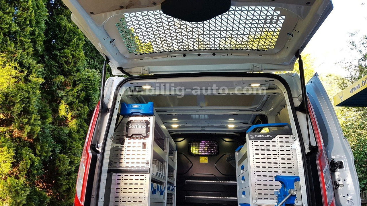 כלי רכב מסחרי קטן Ford Transit Custom Sortimo Werkstatt 1.Hd Scheckheft: תמונה 17