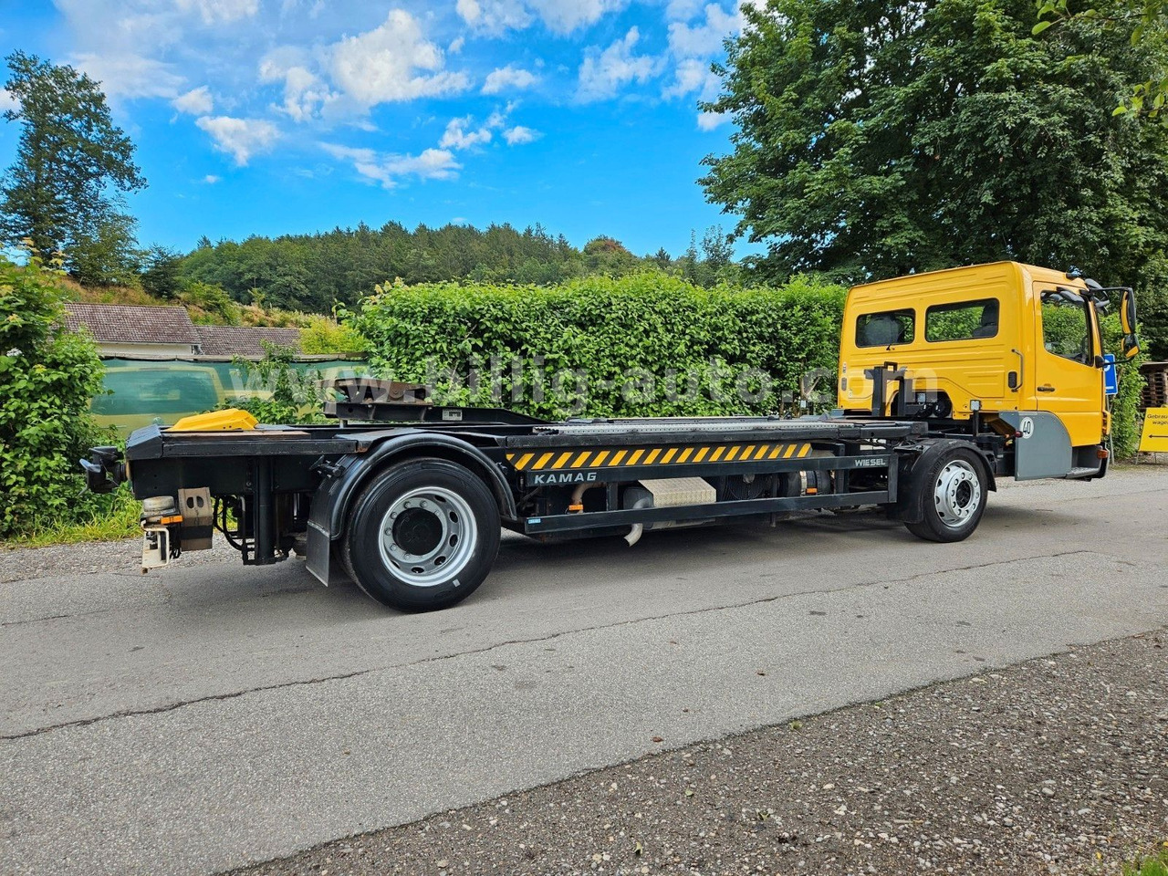 Mercedes-Benz Kamag * WBH 25 * Wiesel * Umsetzer * Sattelkupp. - משאית עם שלדת תא: תמונה 4 Mercedes-Benz Kamag * WBH 25 * Wiesel * Umsetzer * Sattelkupp. - משאית עם שלדת תא: תמונה 4