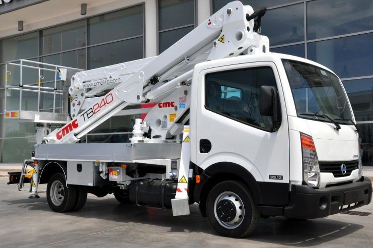 CMC TB240 24 m zamontowany na Nissan Cabstar - פלטפורמה אווירית מותקנת על משאית: תמונה 1 CMC TB240 24 m zamontowany na Nissan Cabstar - פלטפורמה אווירית מותקנת על משאית: תמונה 1
