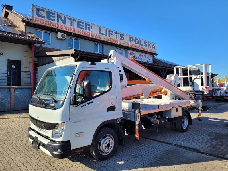 Mitsubishi Canter Fuso 3C13 podnośnik koszowy 20 m Multitel MXE200 bucket truck boom lift - פלטפורמה אווירית מותקנת על משאית: תמונה 1 Mitsubishi Canter Fuso 3C13 podnośnik koszowy 20 m Multitel MXE200 bucket truck boom lift - פלטפורמה אווירית מותקנת על משאית: תמונה 1