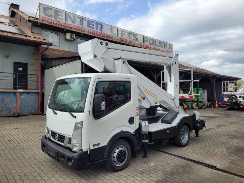 Nissan Cabstar NT400 podnośnik koszowy Palfinger P200 AXE boom lift bucket truck - פלטפורמה אווירית מותקנת על משאית: תמונה 1 Nissan Cabstar NT400 podnośnik koszowy Palfinger P200 AXE boom lift bucket truck - פלטפורמה אווירית מותקנת על משאית: תמונה 1
