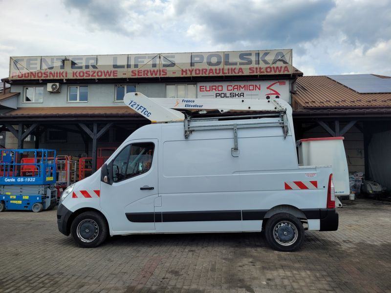 Renault Master podnośnik koszowy 12 m France Elevateur 121 FTcc - פלטפורמה אווירית מותקנת על משאית: תמונה 5 Renault Master podnośnik koszowy 12 m France Elevateur 121 FTcc - פלטפורמה אווירית מותקנת על משאית: תמונה 5
