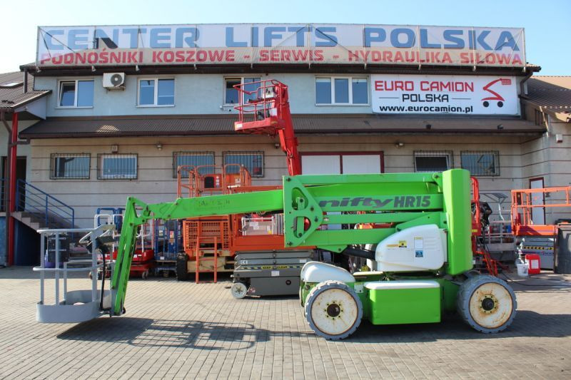 Podnośnik koszowy samojezdny Niftylift HR15 NDE bi-energy - זרוע מרפקי: תמונה 5 Podnośnik koszowy samojezdny Niftylift HR15 NDE bi-energy - זרוע מרפקי: תמונה 5