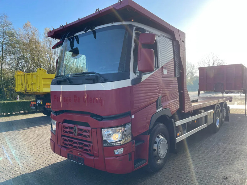 Renault T 460 / VOLLEDIG LUCHT GEVEERD / ALU VELGEN / HANDGESCHAKELD / LOW KM / - משאית צד נופל/ שטוחה: תמונה 3 Renault T 460 / VOLLEDIG LUCHT GEVEERD / ALU VELGEN / HANDGESCHAKELD / LOW KM / - משאית צד נופל/ שטוחה: תמונה 3