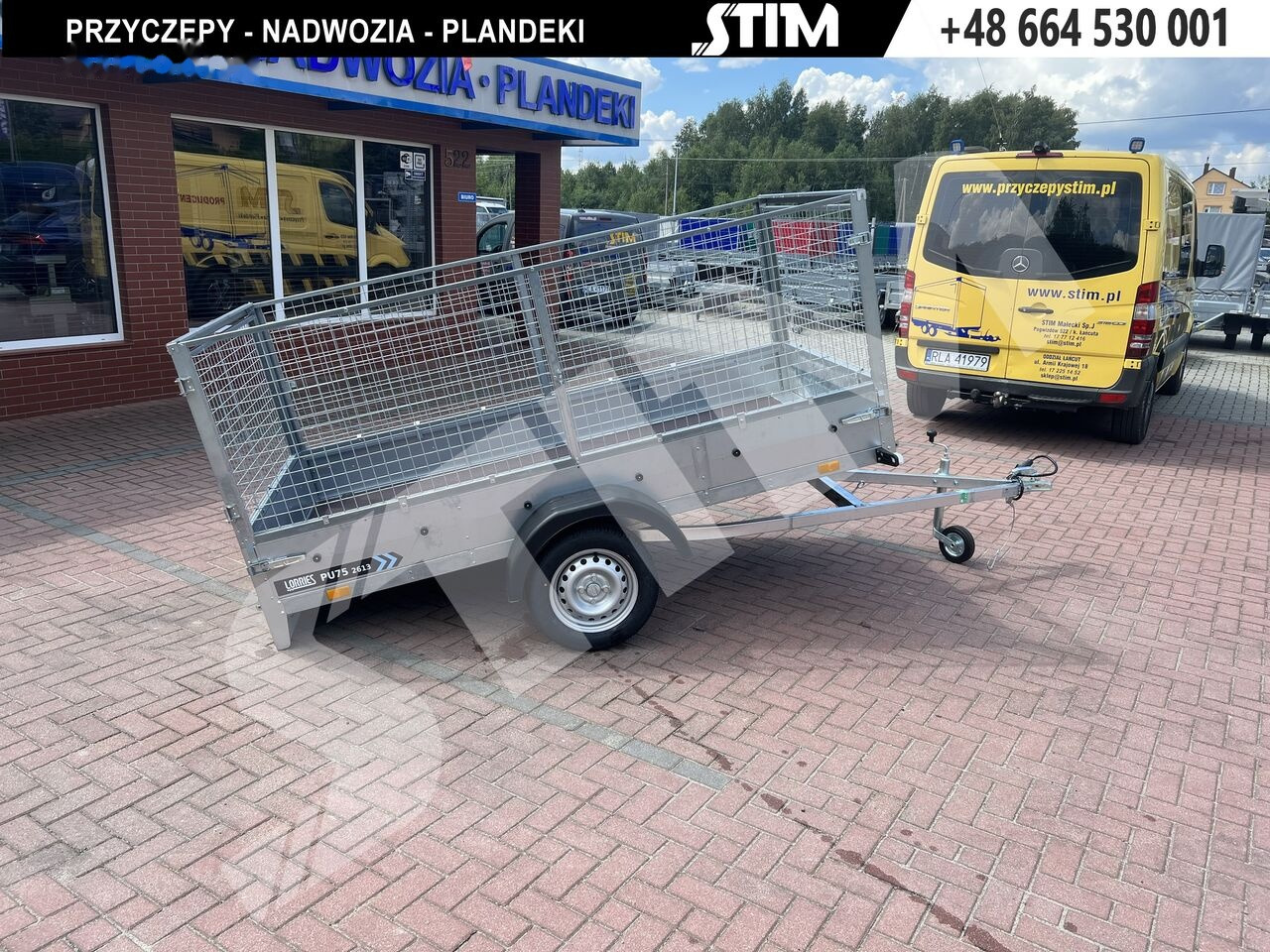 חָדָשׁ קרון נגרר למכונית Lorries PU75-2613 uchylna + nadstawka: תמונה 11