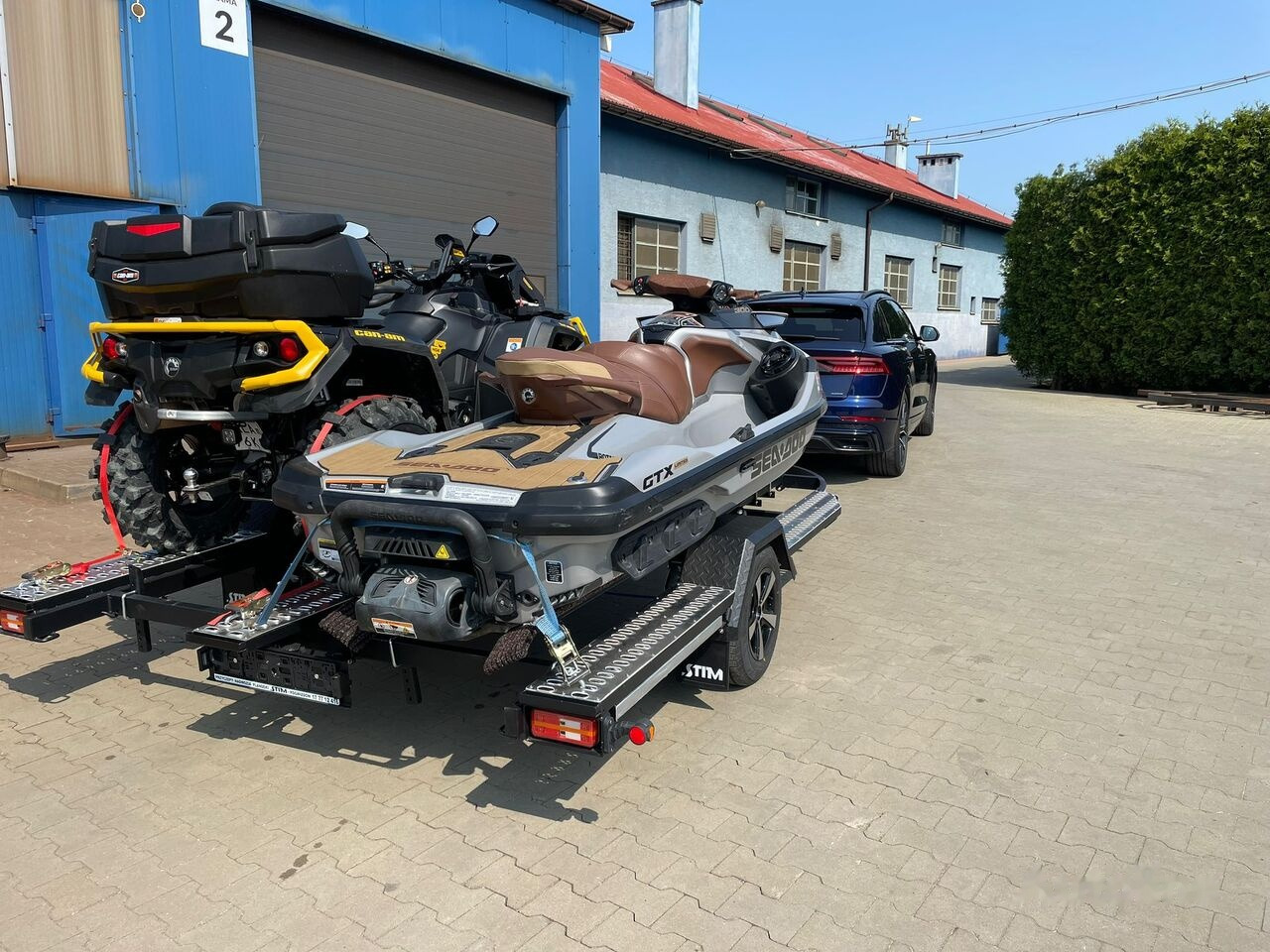 Stim L21-SWQ/1300 vr. B 2x skuter lub 2 x quad lub skuter i quad - נגרר לסירה: תמונה 1 Stim L21-SWQ/1300 vr. B 2x skuter lub 2 x quad lub skuter i quad - נגרר לסירה: תמונה 1