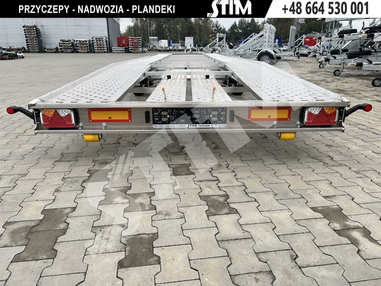 חָדָשׁ קרון נגרר בהובלה אוטומטית Stim L23/PP-TS/85-35AL - 195/50R13C: תמונה 9