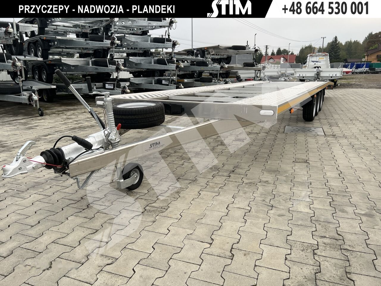 חָדָשׁ קרון נגרר בהובלה אוטומטית Stim L23/PP-TS/85-35AL - 195/50R13C: תמונה 8
