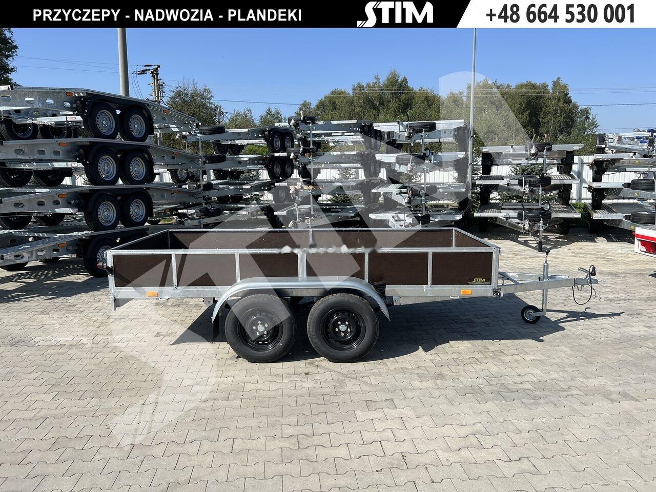 Stim S12-075/3415R + przednia burta otwierana + wzmocnienia ramy - קרון נגרר למכונית: תמונה 3 Stim S12-075/3415R + przednia burta otwierana + wzmocnienia ramy - קרון נגרר למכונית: תמונה 3