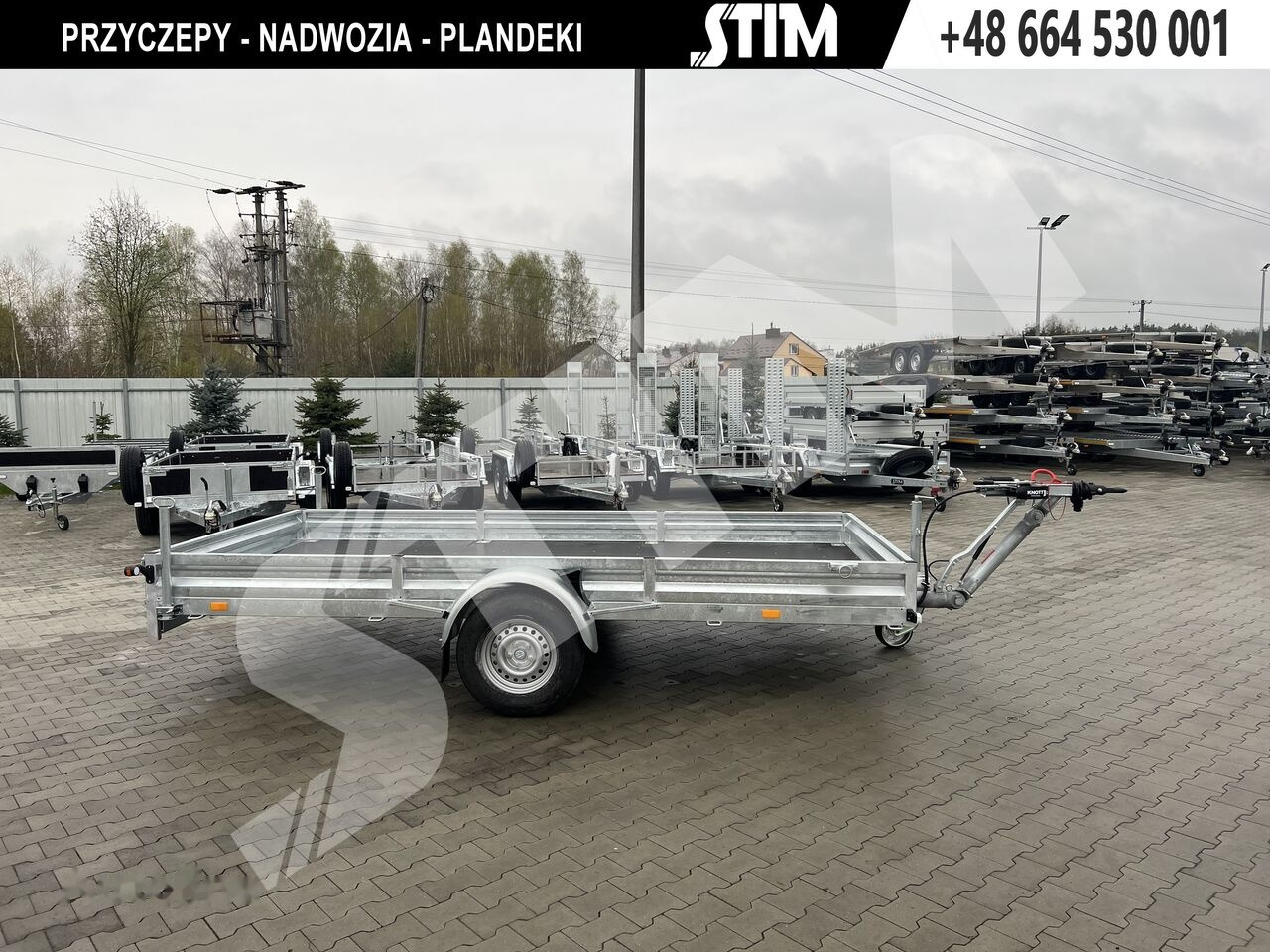 Stim S21-1,8/4020 - קרון נגרר צד נופל/ שטוח: תמונה 2 Stim S21-1,8/4020 - קרון נגרר צד נופל/ שטוח: תמונה 2