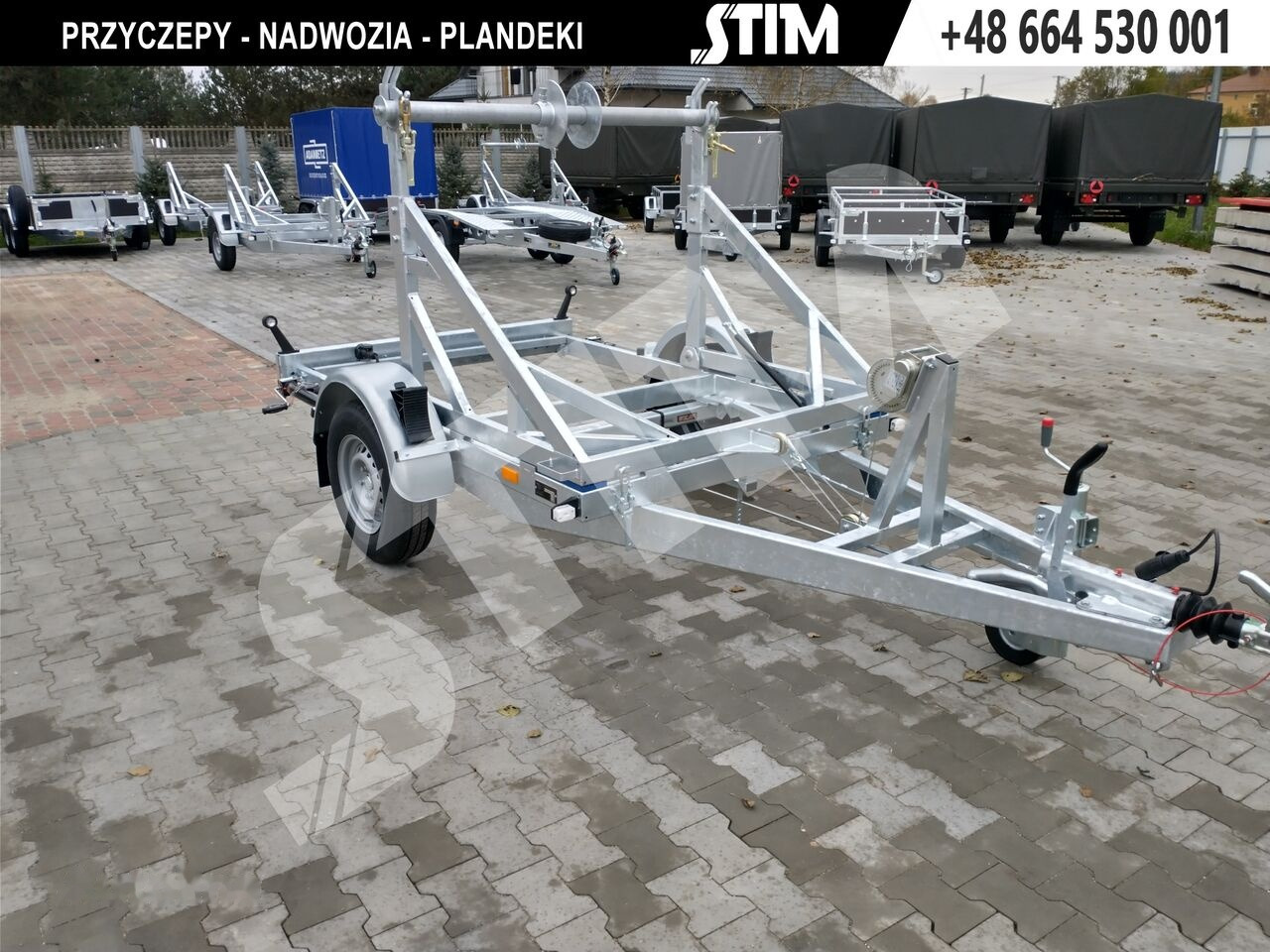 Stim S21/KB-13WR - נגרר לגלגל כבלים: תמונה 1 Stim S21/KB-13WR - נגרר לגלגל כבלים: תמונה 1