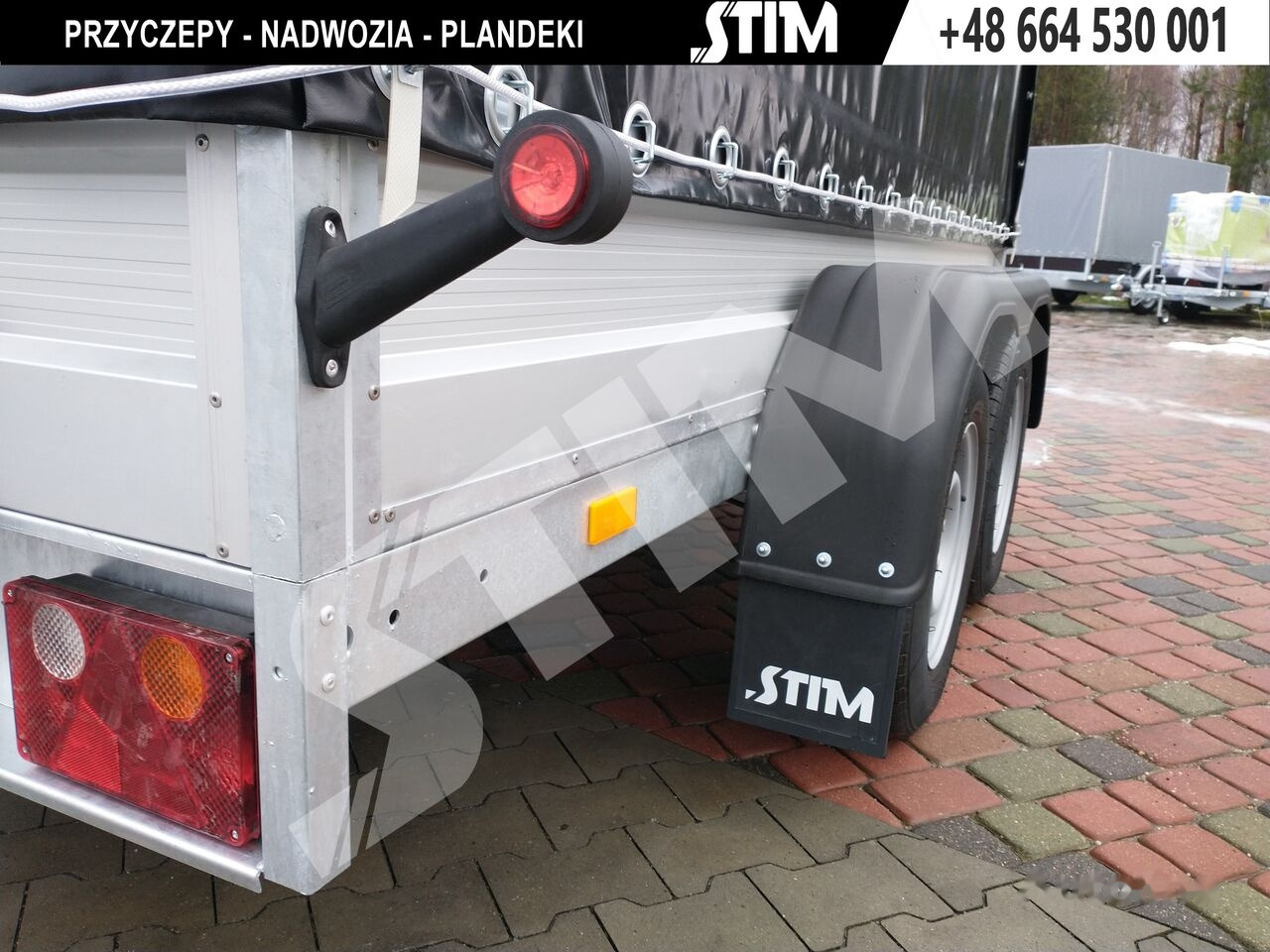 Stim S22-27/3216 - קרון נגרר עם וילונות צד: תמונה 2 Stim S22-27/3216 - קרון נגרר עם וילונות צד: תמונה 2