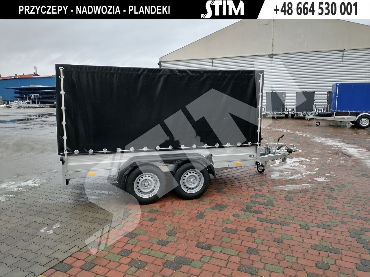Stim S22-27/3216 - קרון נגרר עם וילונות צד: תמונה 1 Stim S22-27/3216 - קרון נגרר עם וילונות צד: תמונה 1