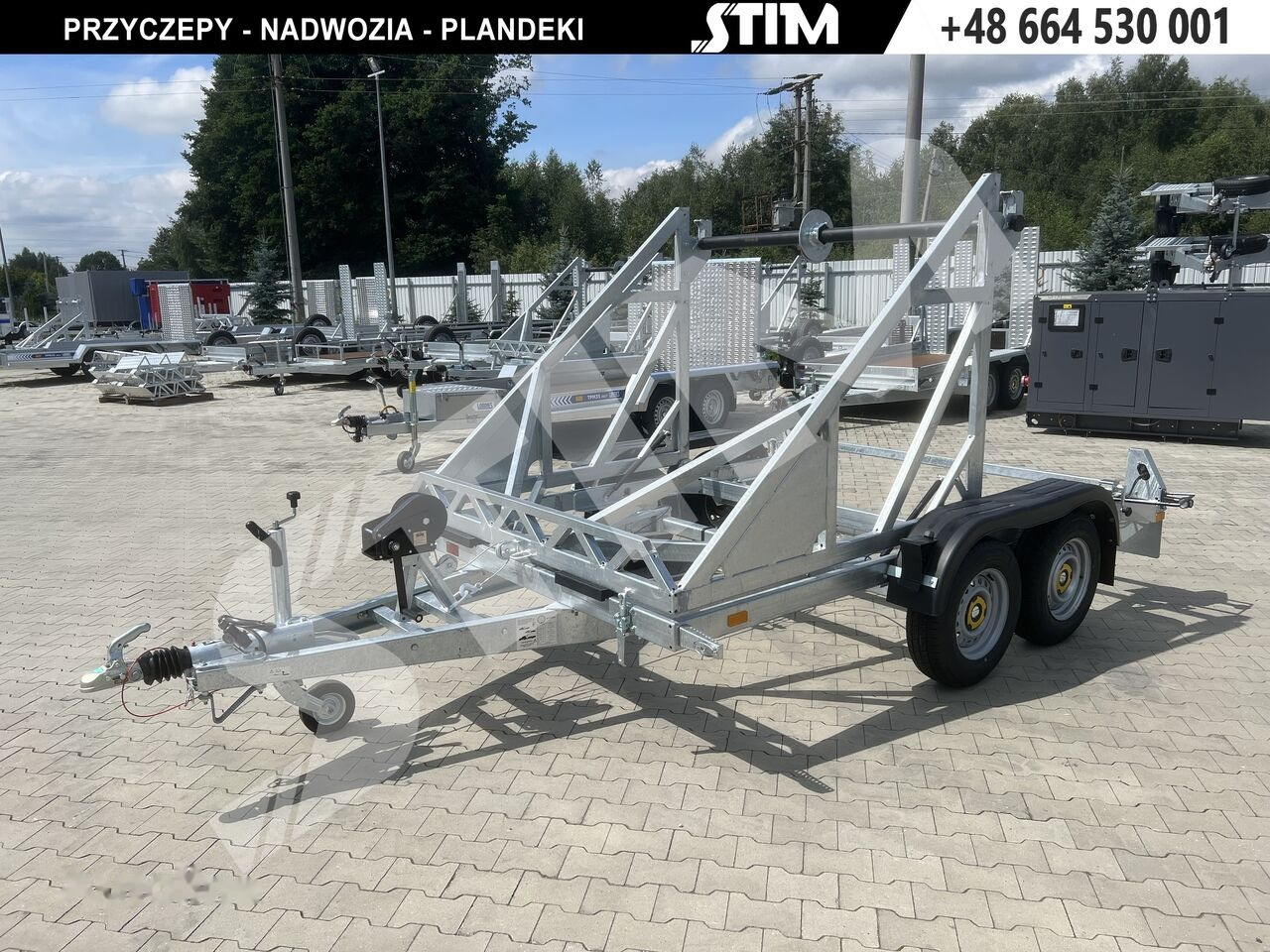 Stim S22/KB-27WR-KN - נגרר לגלגל כבלים: תמונה 5 Stim S22/KB-27WR-KN - נגרר לגלגל כבלים: תמונה 5