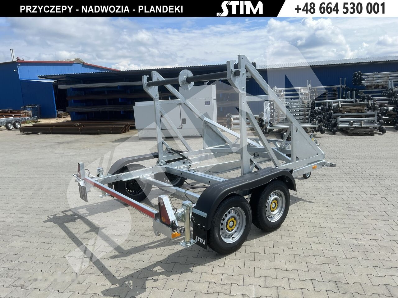 Stim S22/KB-35WR-KN - נגרר לגלגל כבלים: תמונה 1 Stim S22/KB-35WR-KN - נגרר לגלגל כבלים: תמונה 1