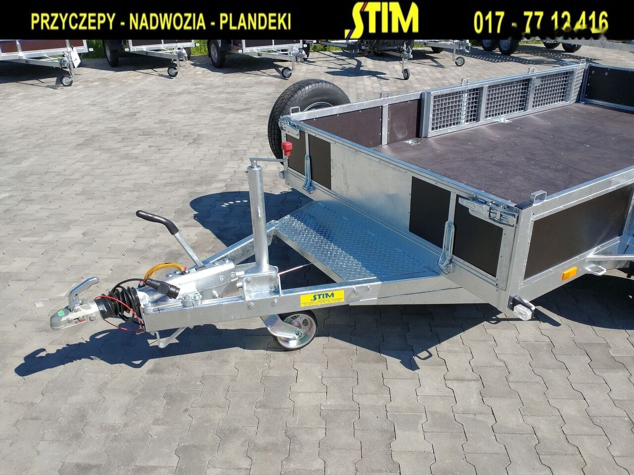 Stim S22, przyczepa do przewozu sprzętu budowlanego - קרון נגרר לצמחים: תמונה 3 Stim S22, przyczepa do przewozu sprzętu budowlanego - קרון נגרר לצמחים: תמונה 3