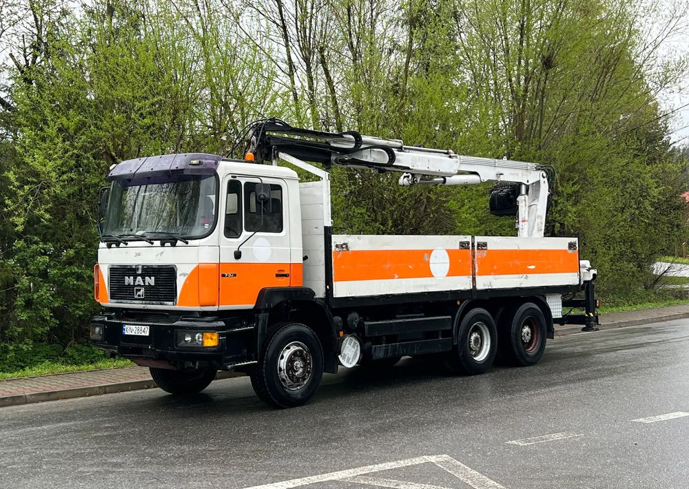 MAN * 27-322 MAN 6x4 * HDS ATLAS 140 * - משאית מנוף, משאית צד נופל/ שטוחה: תמונה 1 MAN * 27-322 MAN 6x4 * HDS ATLAS 140 * - משאית מנוף, משאית צד נופל/ שטוחה: תמונה 1
