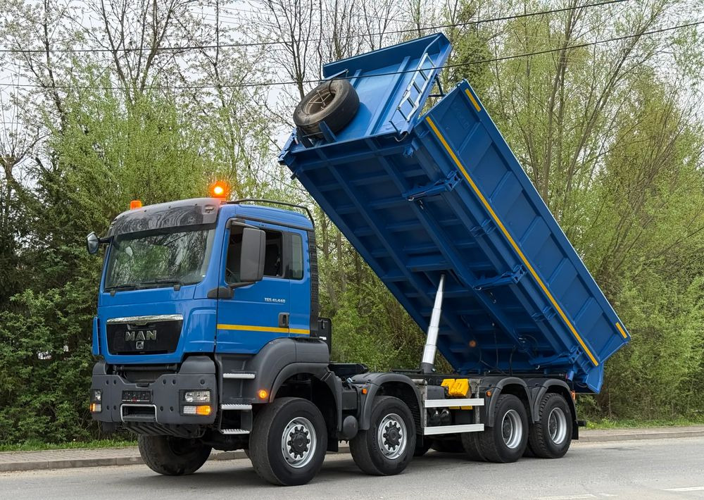 MAN * Kiper * Wywrotka * 35-440 * MAN TGS * 8X8 * Bordmatic * Bardzo Dobry Stan - מזהיר: תמונה 1 MAN * Kiper * Wywrotka * 35-440 * MAN TGS * 8X8 * Bordmatic * Bardzo Dobry Stan - מזהיר: תמונה 1
