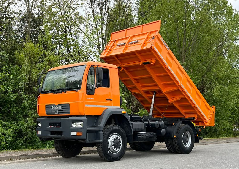 מזהיר MAN * LE 280 B * MAN * 4x4 * Kiper Wywrotka x3 * Meiller * Sprowadzony * Stan Perfekcyjny *: תמונה 1