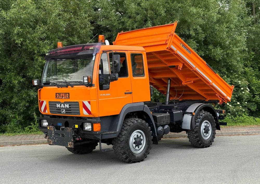 MAN * MAN 10-220 * Kiper Wywrotka Meiller * 4x4 * Zimowe Utrzymanie * Unimog * - מזהיר: תמונה 1 MAN * MAN 10-220 * Kiper Wywrotka Meiller * 4x4 * Zimowe Utrzymanie * Unimog * - מזהיר: תמונה 1